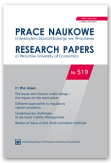 Spis treści [Prace Naukowe Uniwersytetu Ekonomicznego we Wrocławiu = Research Papers of Wrocław University of Economics; 2018; Nr 519]