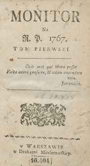 Monitor. R.1767 Nr 1