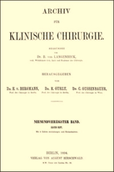 Die unblutige Reduction der angeborenen Hüftverrenkung, Archiv für Klinische Chirurgie, 1894, Bd. 49, S. 368-386