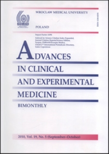 Advances in Clinical and Experimental Medicine, Vol. 19, 2010, nr 5