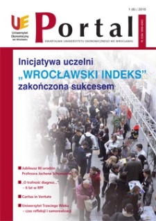 Portal: kwartalnik Uniwersytetu Ekonomicznego we Wrocławiu, 2010, Nr 1 (6)