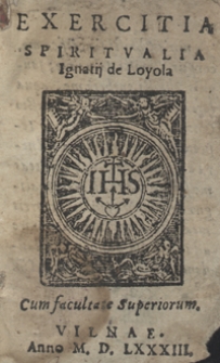 Exercitia Spiritualia Ignatii de Loyola