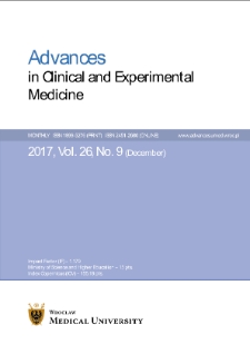 Advances in Clinical and Experimental Medicine, Vol. 26, 2017, nr 9
