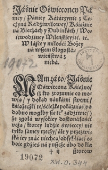 Fortka Niebieska To iest Dzielne ćwiczenia żywota Duchownego, w kt&oacute;rych kto się będzie chciał ćwiczyć, doskonałości Chrześciańskiey snadnie może dostąpić [...]