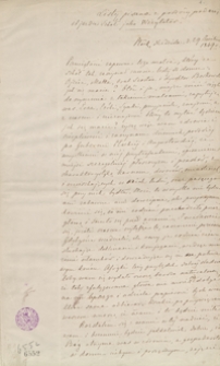 Dziennik z podróży wizytacyjnej po Królestwie z r. 1849 w 7 listach