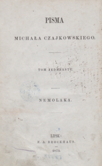 Pisma Michała Czajkowskiego