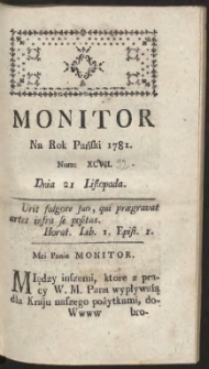 Monitor R.1781 Nr 92