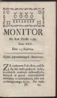 Monitor. R.1782 Nr 30