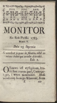 Monitor. R.1783 Nr 5