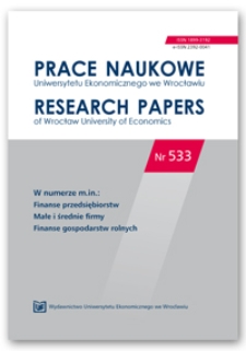 Spis treści [Prace Naukowe Uniwersytetu Ekonomicznego we Wrocławiu = Research Papers of Wrocław University of Economics; 2018; Nr 533]