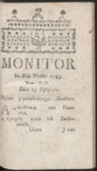 Monitor. R.1783 Nr 92a