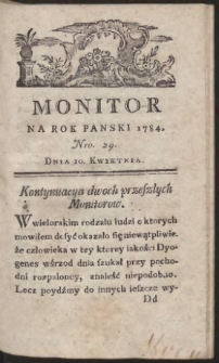 Monitor. R.1784 Nr 29