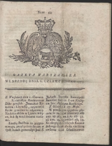 Gazeta Warszawska. R.1774 Nr 44
