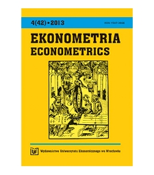 Spis treści [Ekonometria = Econometrics, 2013, Nr 4 (42)]