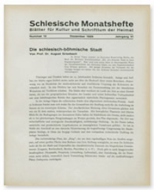 Schlesische Monatshefte : Blätter für Kultur und Schrifttum der Heimat. Jahrgang VI, Dezember 1929, Nummer 12