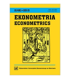 Spis treści [Ekonometria = Econometrics, 2015, Nr 2 (48)]