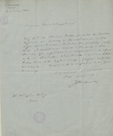 [Listy Józefa Ignacego Kraszewskiego do Władysława Bełzy 1882-1887]