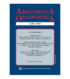 Józef Dziechciarz (ed.): Econometrics. Ekonometria. Advances in applied data analysis. WUE 2018, vol. 22, no 3