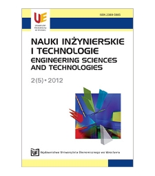Spis treści [Nauki Inżynierskie i Technologie = Engineering Sciences and Technologies, 2012, Nr 2 (5)]