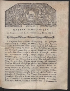 Gazeta Warszawska. R.1778 Nr 80