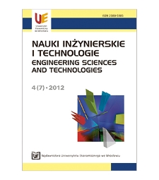 Spis treści [Nauki Inżynierskie i Technologie = Engineering Sciences and Technologies, 2012, Nr 4 (7)]