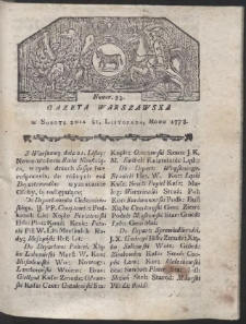 Gazeta Warszawska. R.1778 Nr 93