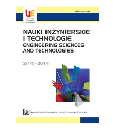 Spis treści [Nauki Inżynierskie i Technologie = Engineering Sciences and Technologies, 2014, Nr 3 (14)]