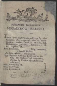 Kalendarz Polityczny Dla Krolestwa Polskiego y Wielkiego Xięstwa Litewskiego Na Rok 1785