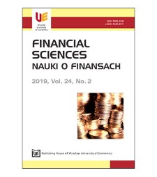 Spis treści [Financial Sciences. Nauki o Finansach, 2019, vol. 24, no. 2]