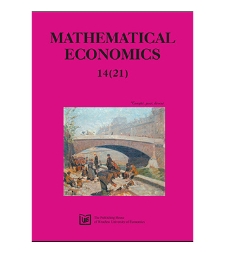 Spis treści [Mathematical Economics, 2018, Nr 14 (21)]