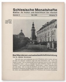Schlesische Monatshefte : Blätter für Kultur und Schrifttum der Heimat. Jahrgang VII, Mai 1930, Nummer 5