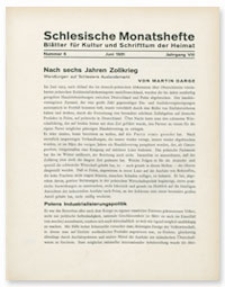 Schlesische Monatshefte : Blätter für Kultur und Schrifttum der Heimat. Jahrgang VIII, Juni 1931, Nummer 6