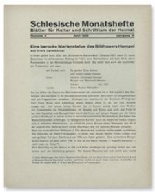 Schlesische Monatshefte : Blätter für Kultur und Schrifttum der Heimat. Jahrgang IX, April 1932, Nummer 4