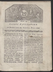 Gazeta Warszawska. R. 1780 Nr 68