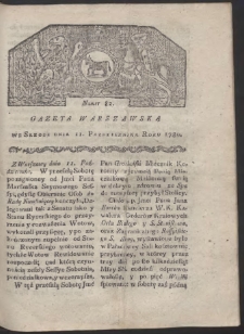 Gazeta Warszawska. R. 1780 Nr 82