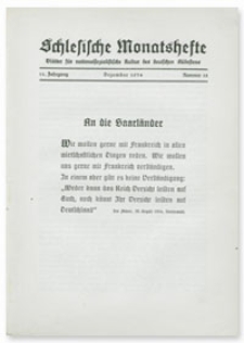 Schlesische Monatshefte : Blätter für Nationalsozialistische Kultur des Deutschen Südostens. 11. Jahrgang, Dezember 1934, Nummer 12