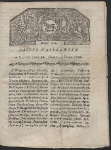 Gazeta Warszawska. R. 1780 Nr 105
