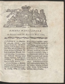 Gazeta Warszawska. R.1781 Nr 3