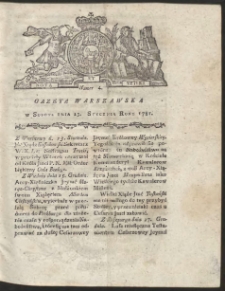 Gazeta Warszawska. R.1781 Nr 4