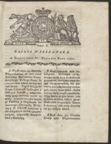 Gazeta Warszawska. R.1781 Nr 8