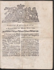 Gazeta Warszawska. R.1781 Nr 22