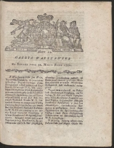 Gazeta Warszawska. R.1781 Nr 43