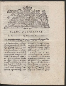 Gazeta Warszawska. R.1781 Nr 47
