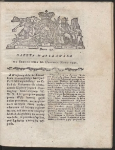 Gazeta Warszawska. R.1781 Nr 49