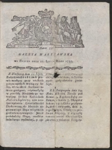 Gazeta Warszawska. R.1781 nr 55