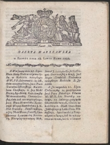 Gazeta Warszawska. R.1781 Nr 60