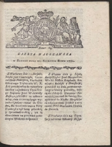 Gazeta Warszawska. R.1781 Nr 64