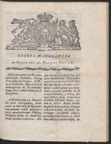 Gazeta Warszawska. R.1781 Nr 77