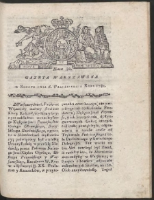 Gazeta Warszawska. R.1781 Nr 80