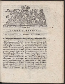 Gazeta Warszawska. R.1781 Nr 81
